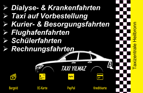 Taxi Yilmaz Rückseite