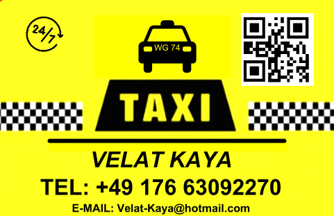 Taxi Kaya Visitenkarte