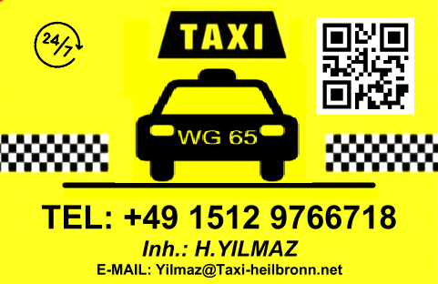 Taxi Yilmaz Visitenkarte